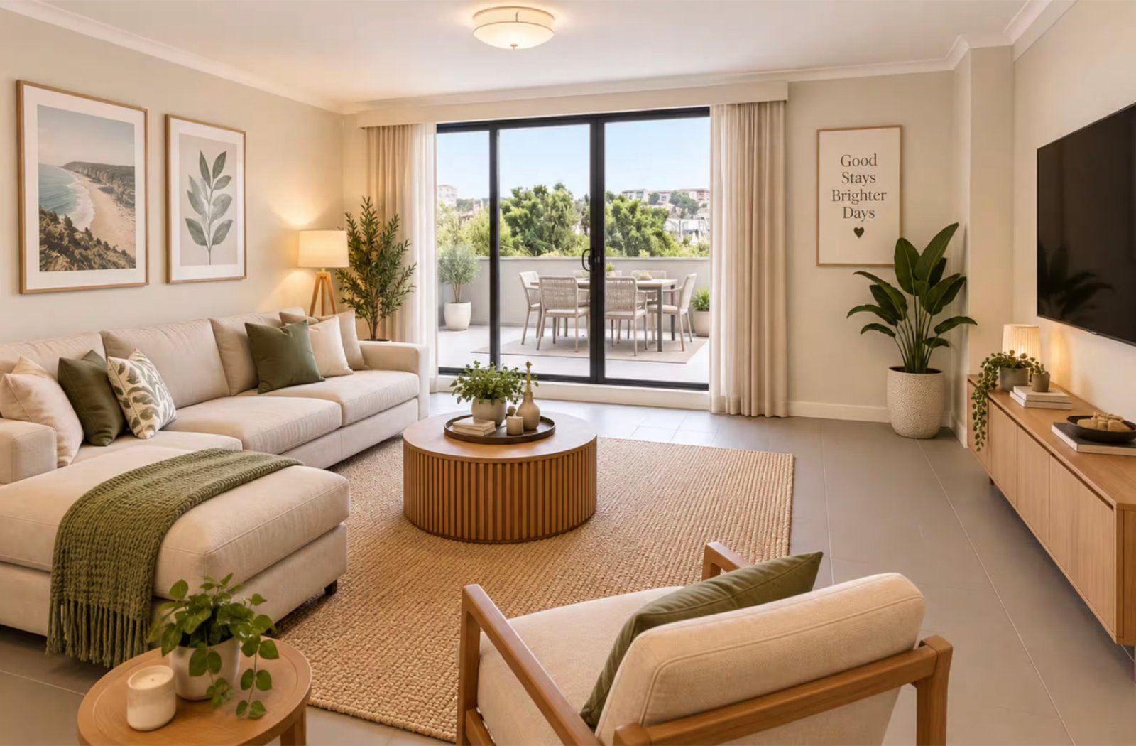 Kingsford Anzac Parade Apartment living room